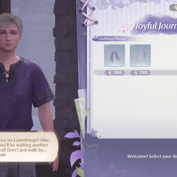 Joyful Journeys shop in Infinity Nikki.