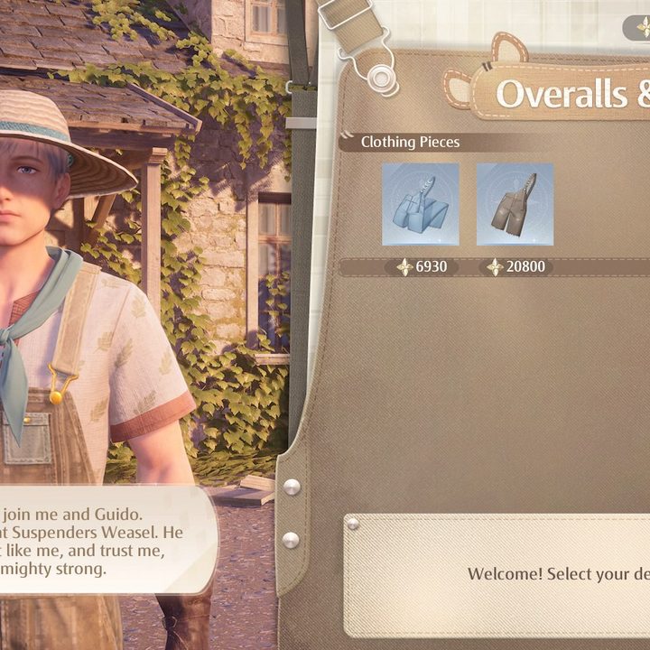 Overalls and Co shop in Infinity Nikki.