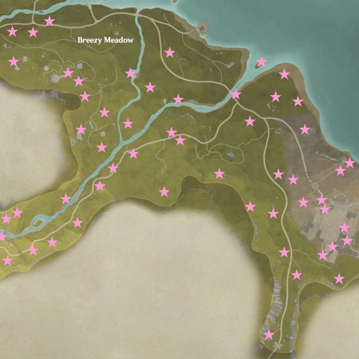 Infinity Nikki Whimstar map Breezy Meadow 2