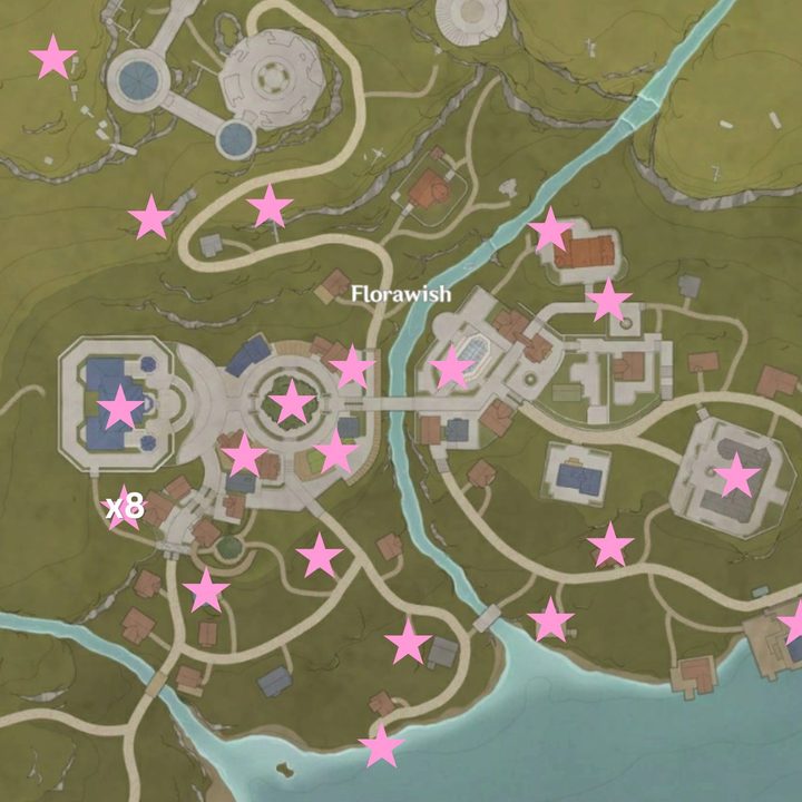 Infinity Nikki Whimstar map Florawish 1