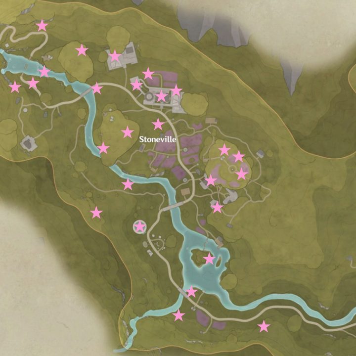 Infinity Nikki Whimstar map Stoneville