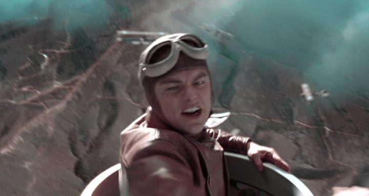 A pilot looks back in The Aviator.