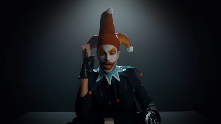 Ben Starr dresses as a joker from Balatro.