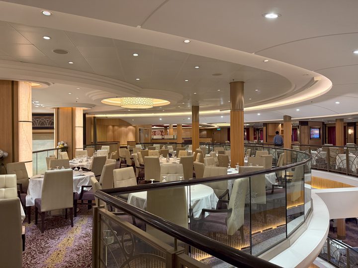 Main dining room 5 aboard Royal Caribbean Allure of the Seas in December 2024 (captured on the iPhone 16 Pro)