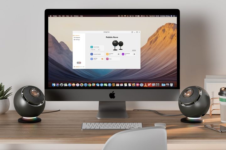Pebble Nova speakers.