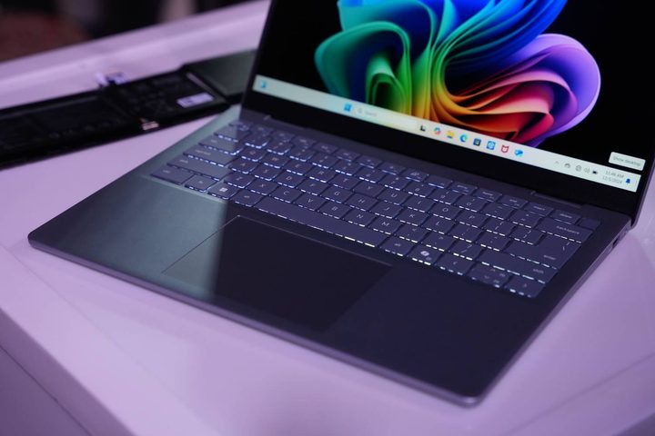 The Dell 13 Plus on a table.