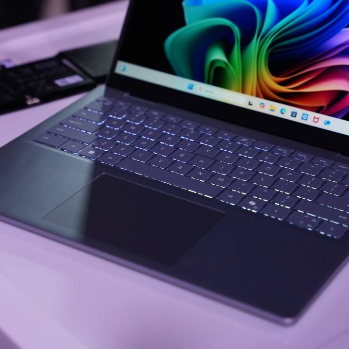 The Dell 13 Plus on a table.