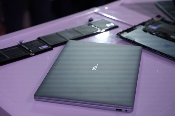 The Dell 14 Plus on a table.