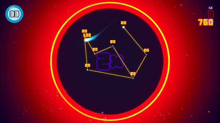 A comet forms a constellation in Faraway.