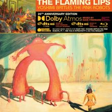 The album art for the Flaming Lips album Yoshimi Battles the Pink Robots.