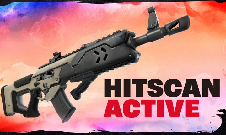 Fortnite Hitscan active