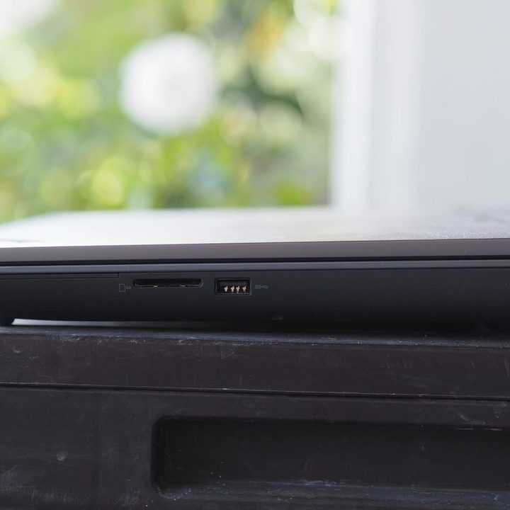 Lenovo ThinkPad P16 Gen 2 right side view showing ports.