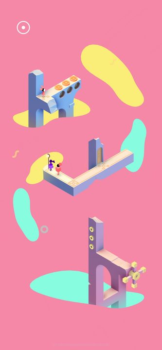 Noor wanders through a surreal puzzle in Monument Valley 3.