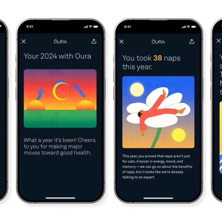 Oura Ring 2024 Year in Review reports.