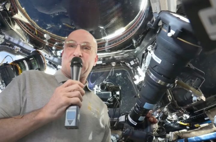NASA astronaut Don Pettit discussing his photography from aboard the ISS.