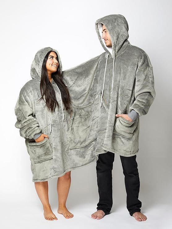 Wearable Blanket Hoodie For Couples