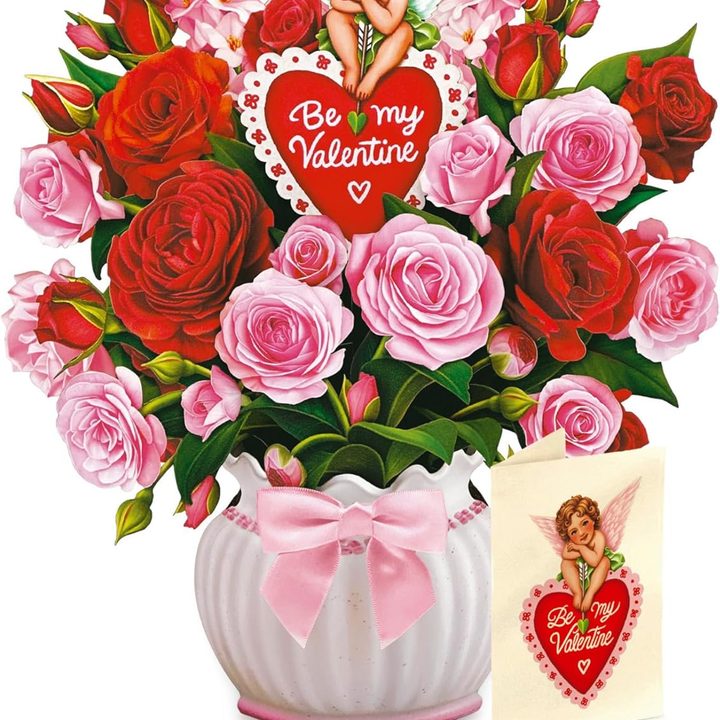 Freshcut Flower pop up card