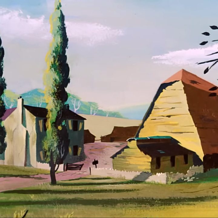 A farm in "Animal Farm" (1954).