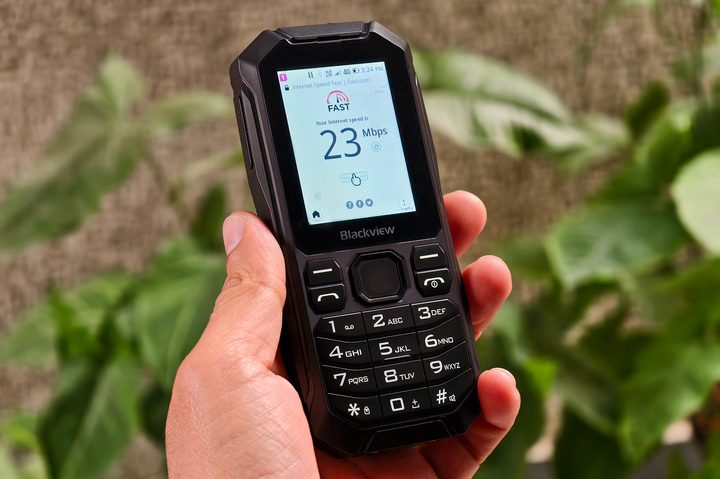Blackview N1000 Rugged 4G Dumb Feature Phone LTE speed test.
