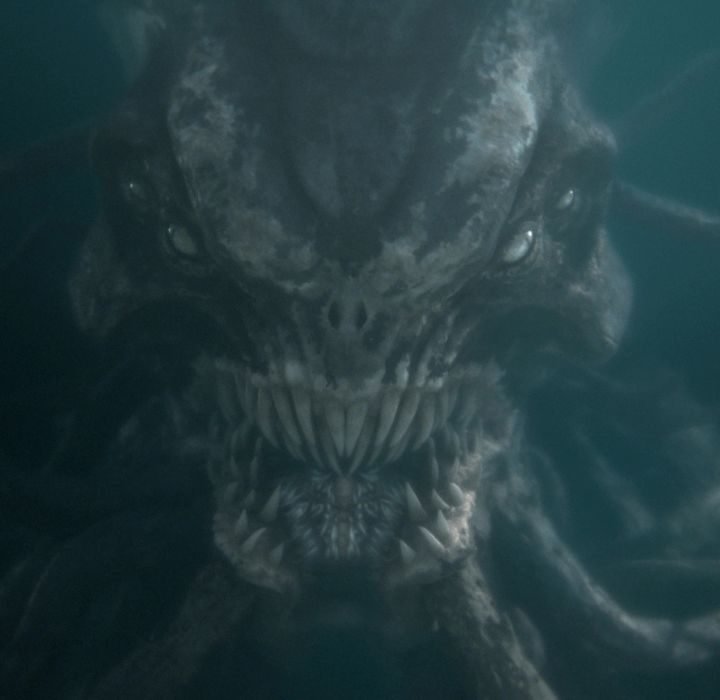 Chulhu in the movie Underwater
