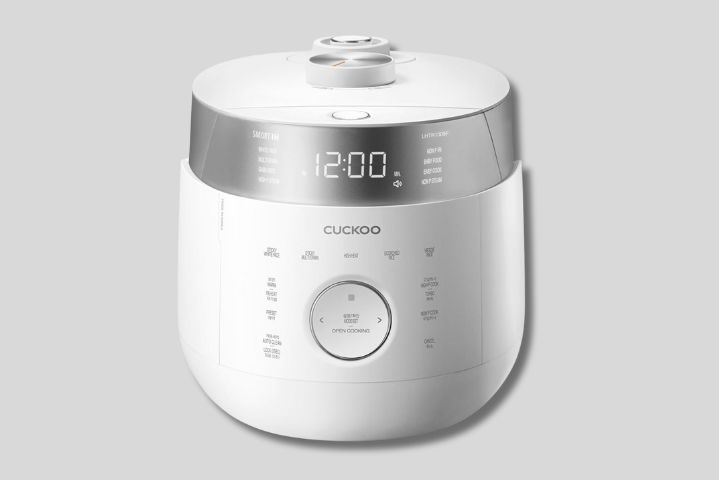 sleek white rice cooker