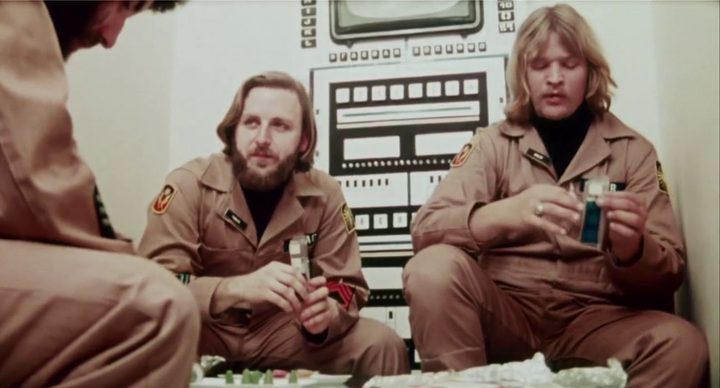 A crew of astronauts in Dark Star.