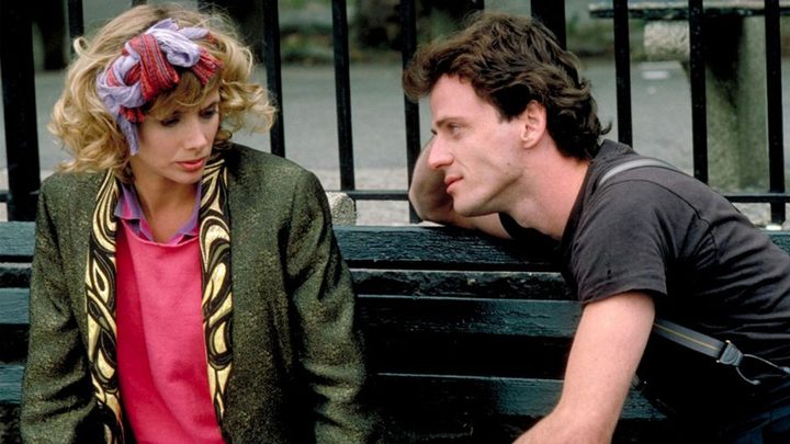 Rosanna Arquette and Aidan Quinn in Desperately Seeking Susan.