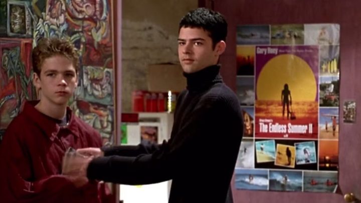 Johnny Whitworth and Rory Cochrane in Empire Records.