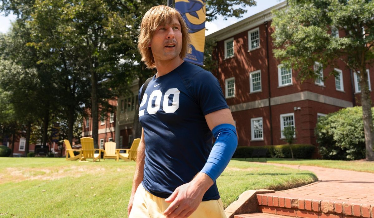 Glen Powell stars as Chad Powers in the new Hulu series