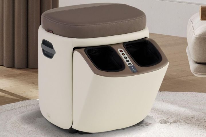 calf massager in brown