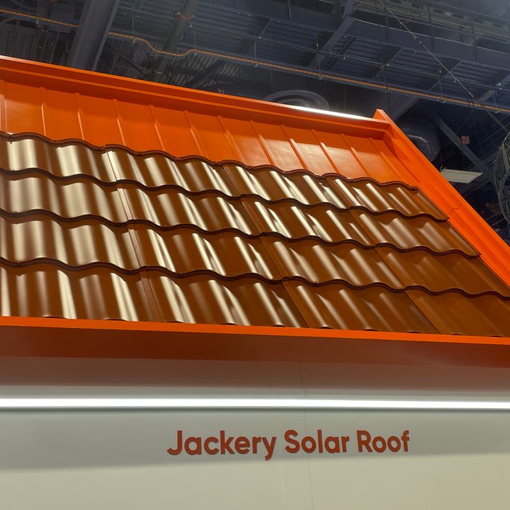 The Jackery Solar Roof is practically indistinguishable from a normal roof.