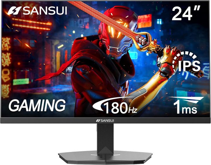 The Sansui 24-inch gaming monitor.