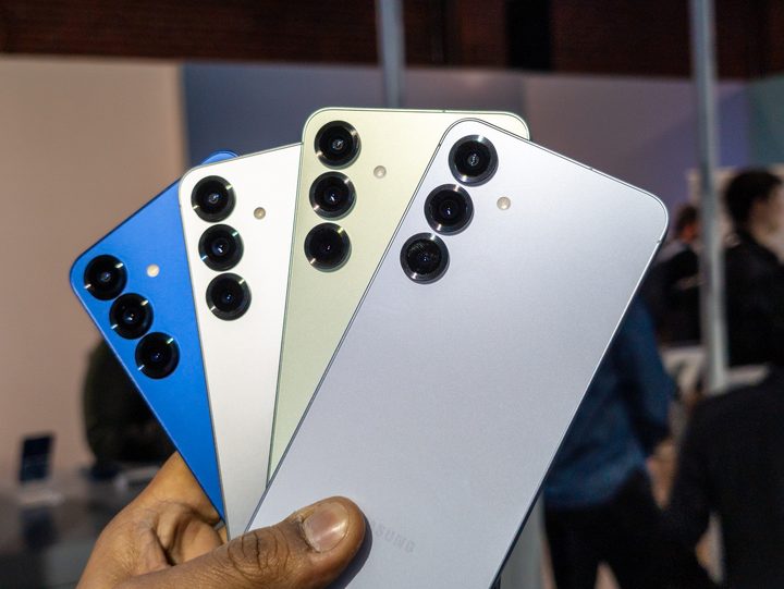 The four main colors for the Galaxy S25 series