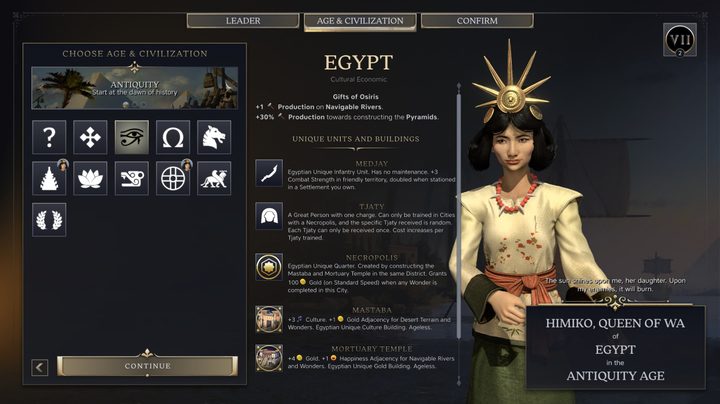 A civilization overview in Civilization 7.
