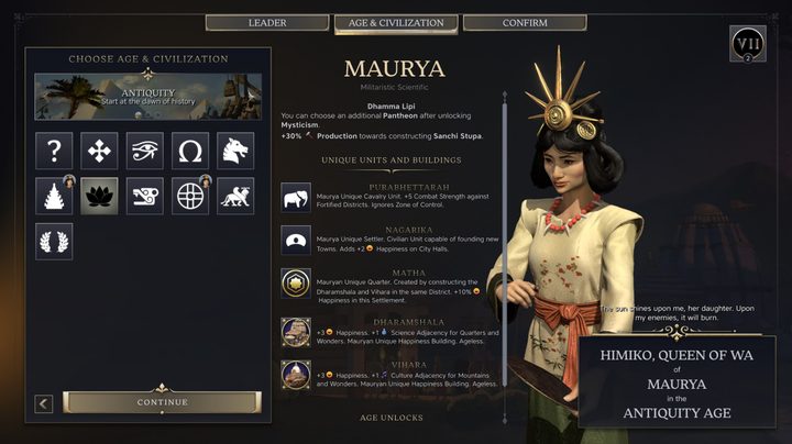 A civilization overview in Civilization 7.