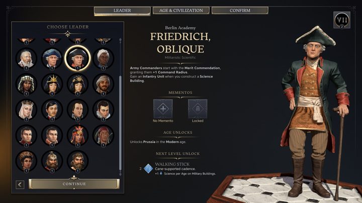 A leader in Civilization 7.