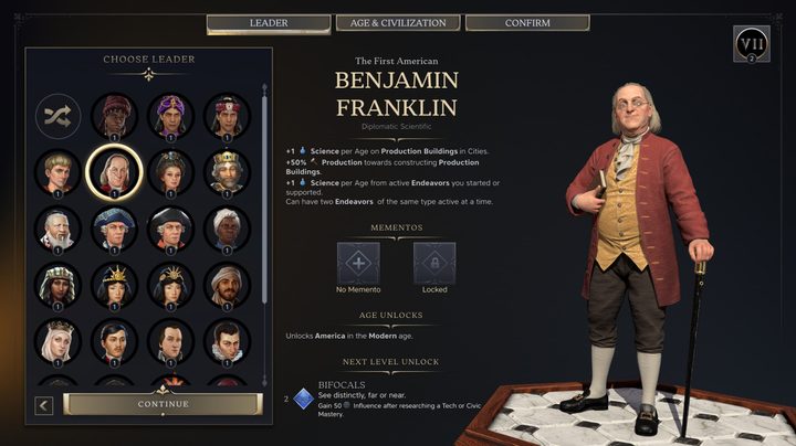 A leader in Civilization 7.