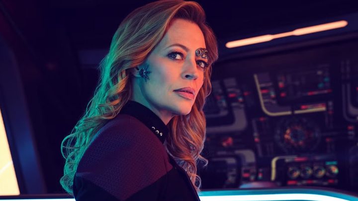 Jeri Ryan in Star Trek: Picard season 3.
