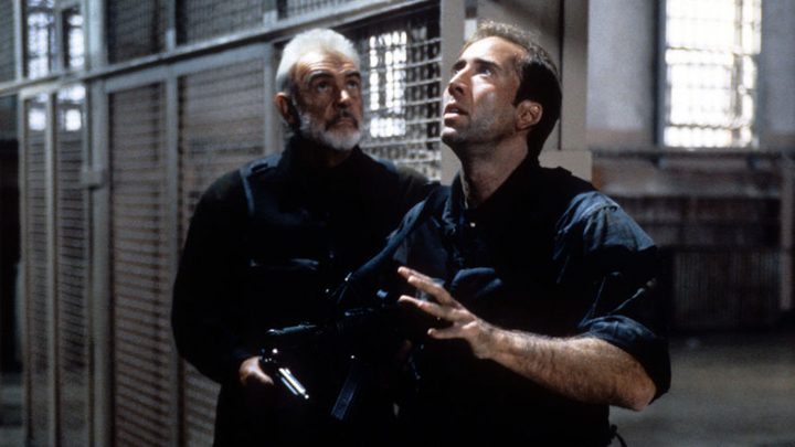 Sean Connery and Nicolas Cage in The Rock.