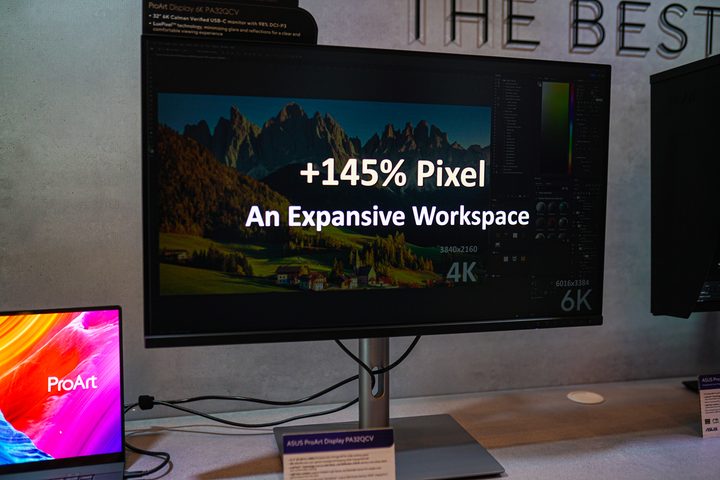 Asus' 6K ProArt display at CES 2025.