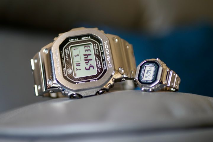 The Casio Ring Watch with the Casio G-Shock GMW-B5000.