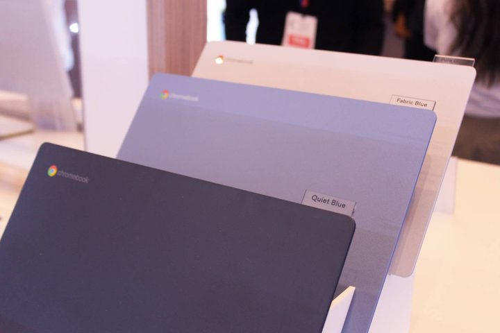 The three color options for the Asus Chromebook CX14.
