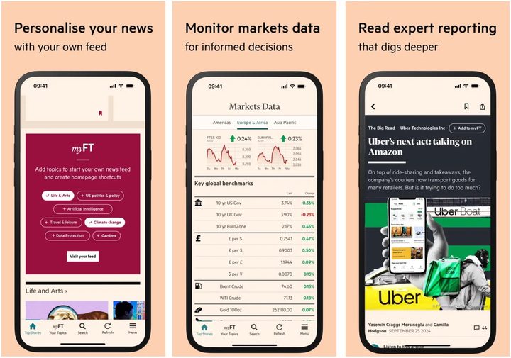 Financial Times app.