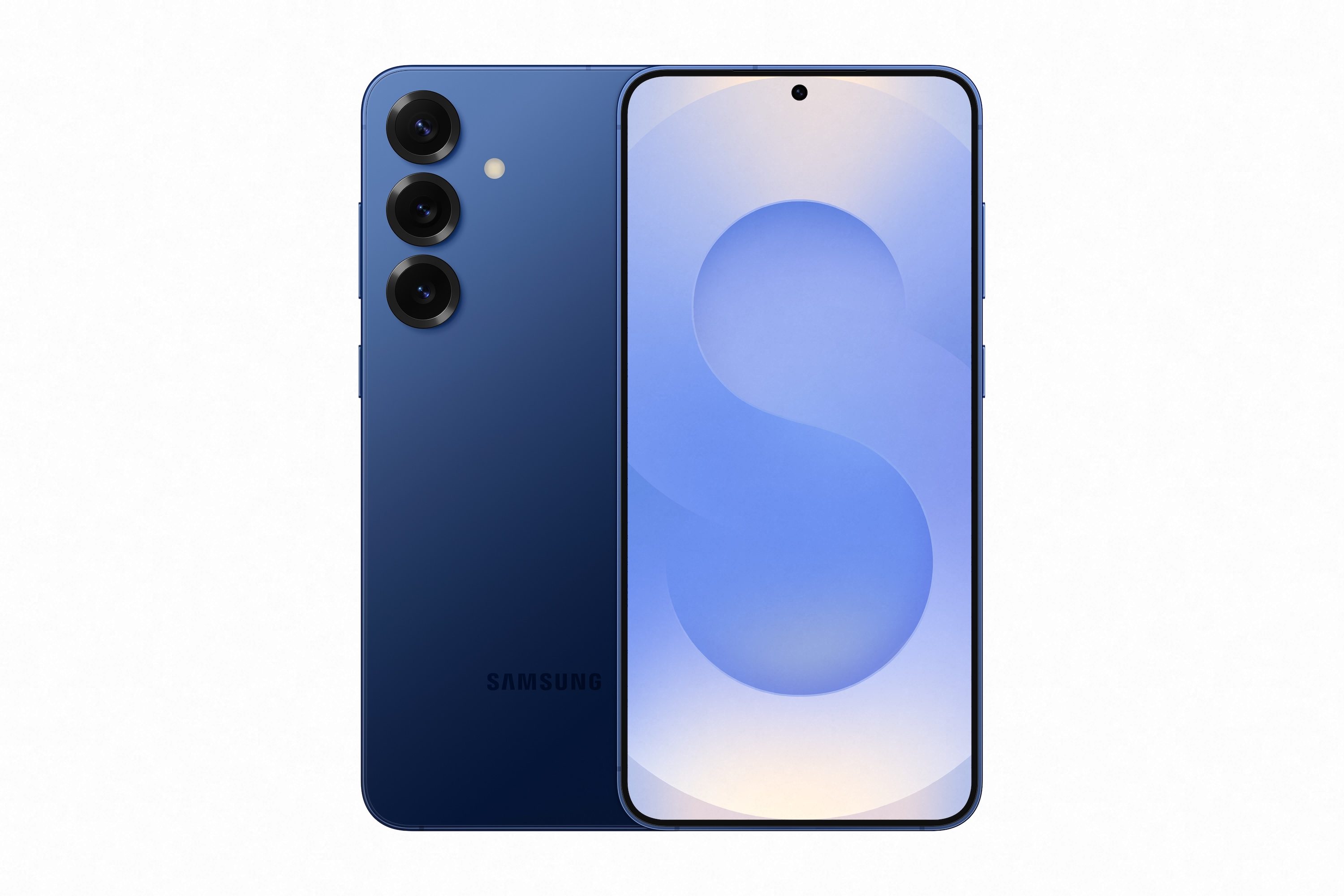 The Samsung Galaxy S25 Plus in Navy.