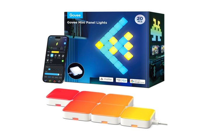 The Govee Mini Panel Lights.