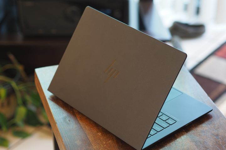 HP EliteBook Ultra G1i rear view showing lid and logo.