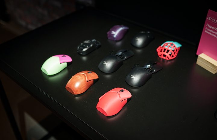 Various mouse designs for the Saga Pro mouse.