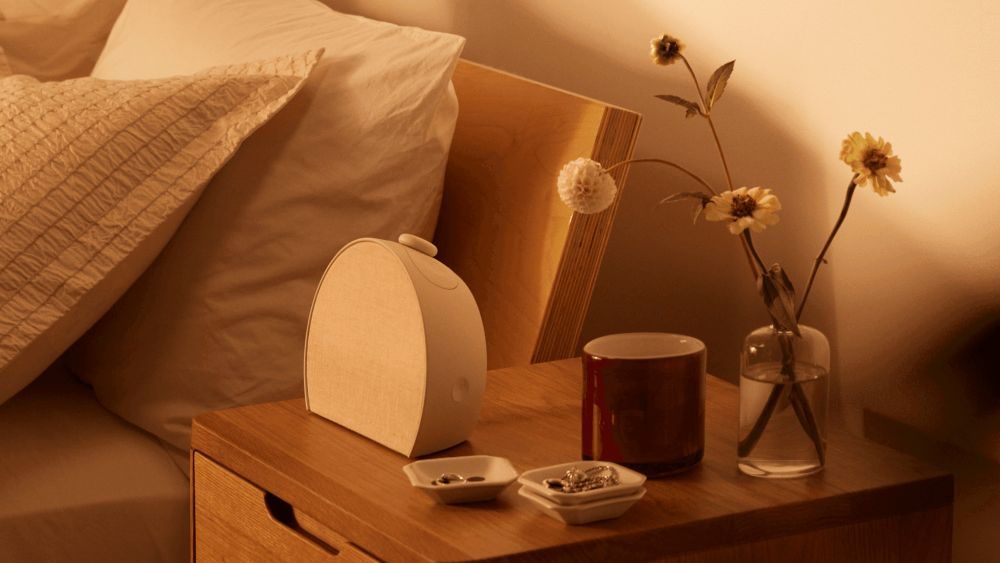 Restore 3 on a nightstand.