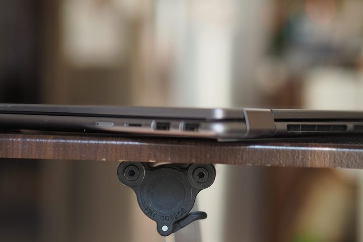 Lenovo Yoga 7 2-in-1 16 side view showing vents.