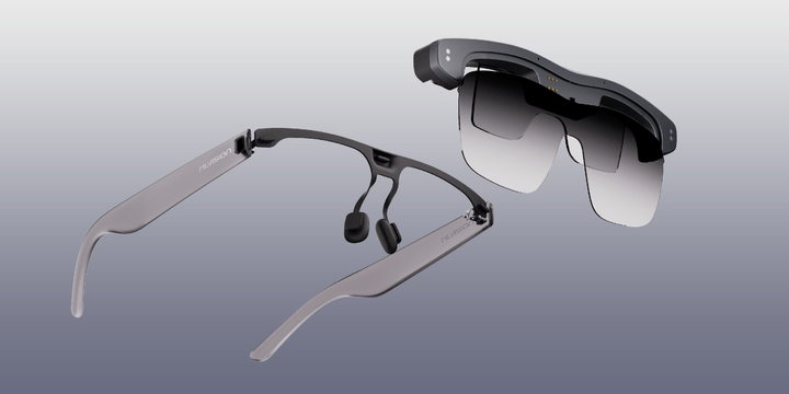 MLVision AR Glasses taken apart.